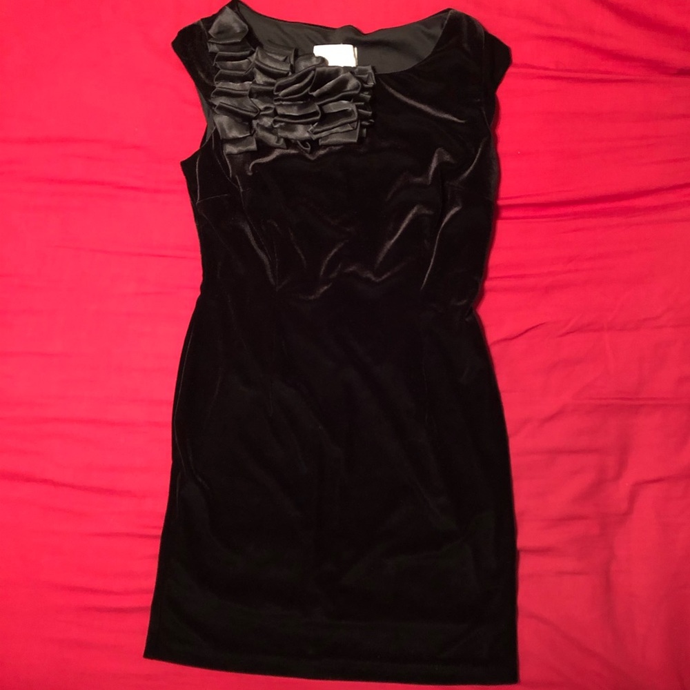 Beautiful Black Velvet Dress